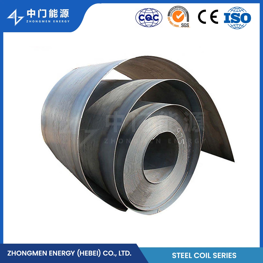 Zhongmen Energy HRC Hot Rolled Coil Manufacturing Mild Steel Plate 2 5 mm China Hot Rolled S185 Material ASTM Standard DC04 Cold Rolled Carbon Steel Coil